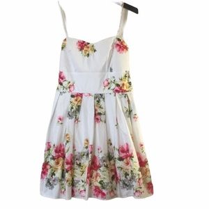 Rue 21 floral tie back party dress